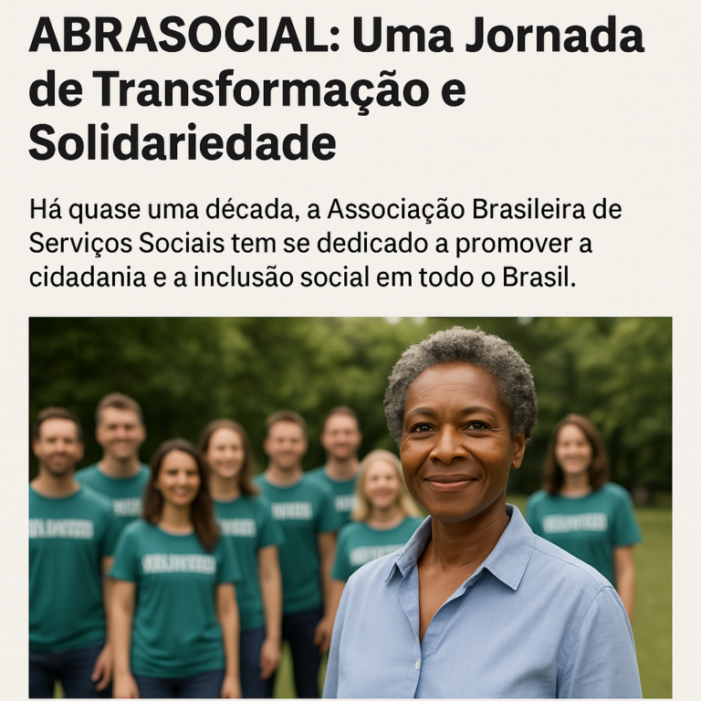 ABRASOCIAL: Uma Jornada de Transformação e Solidariedade