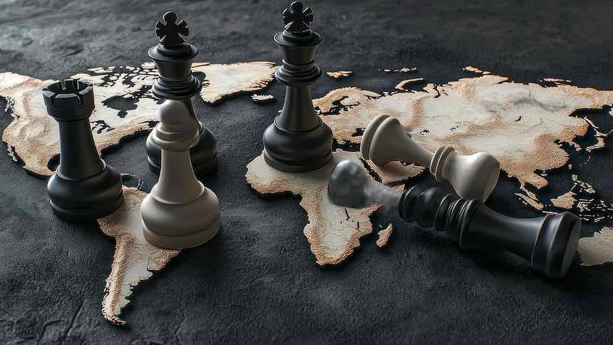 xadrez global conflito