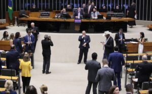 Discussão e votação de propostas legislativas. Presidente da Câmara dos Deputados, Hugo Motta (REPUBLICANOS - PB)