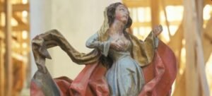 Retábulo do século XVI da Igreja de Kaarma, na Estônia