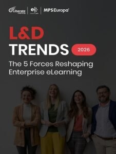 Lançamento do e-book: Tendências de T&D 2026: As 5 forças que remodelam o eLearning empresarial