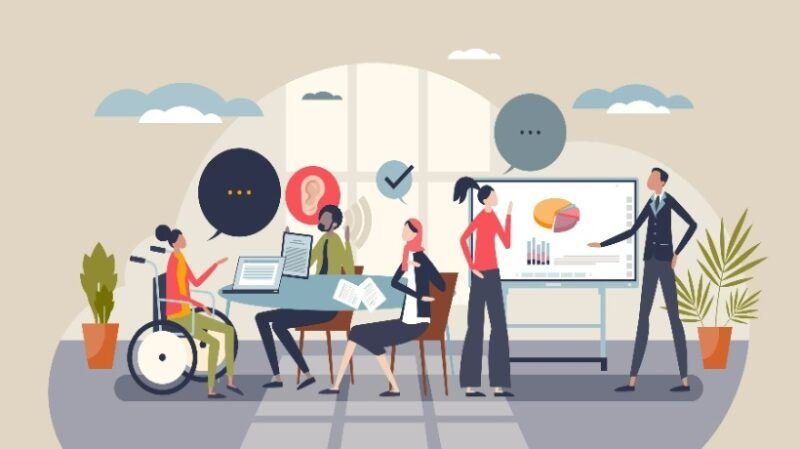 O que torna a aprendizagem no local de trabalho mais inclusiva?